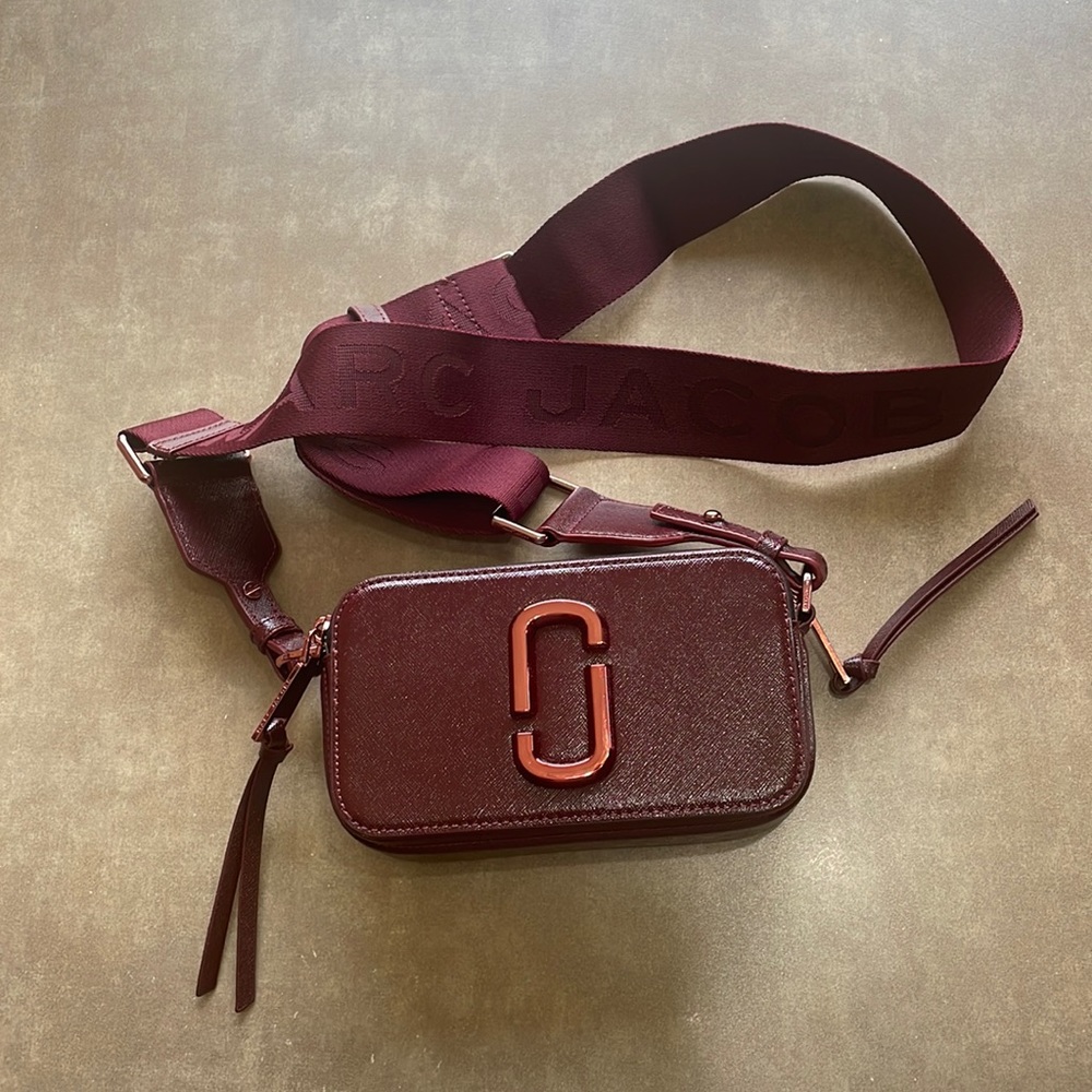 Marc Jacobs Snapshot Bag- Wine Red